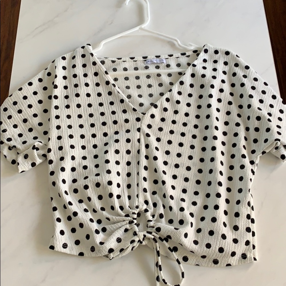 Zara Polka Dot Blouse
